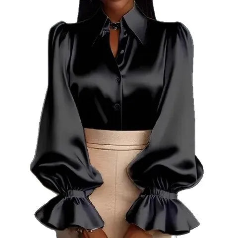 Women Blouses 2026 Spring Autumn Long Sleeve Blouse Woman Blouse Shirt Office Elegant Work Shirt Top Blusas Mujer De Moda