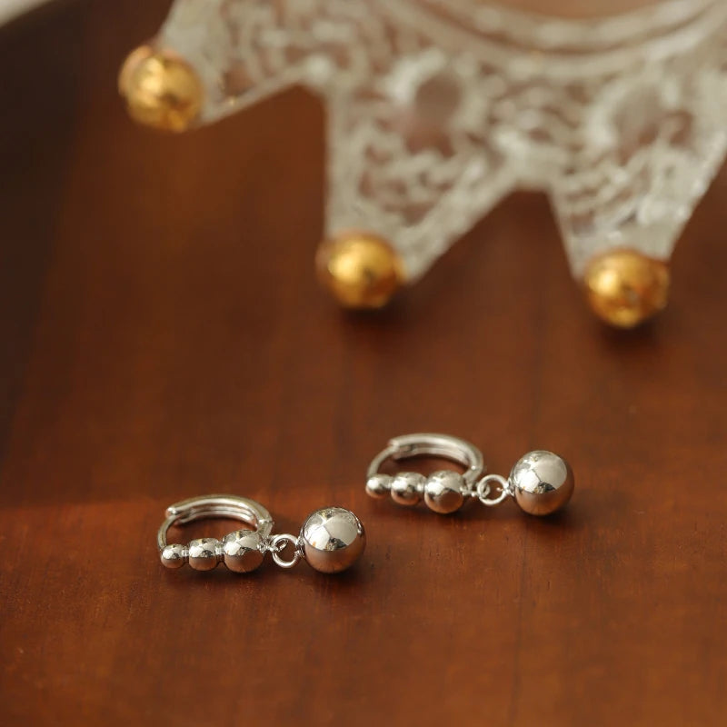 925 Sterling Silver Earrings Simple Fashionable Design New Unique Delicate Exquisite Sweet Charming Ear Ornaments for Women