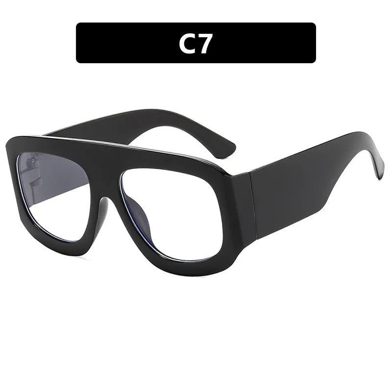 Men Women Oversized Square Sunglasses 2025 Latest Fashion Trendy INS Party Glasses Unisex Stylish Accessory Friendship Gifts