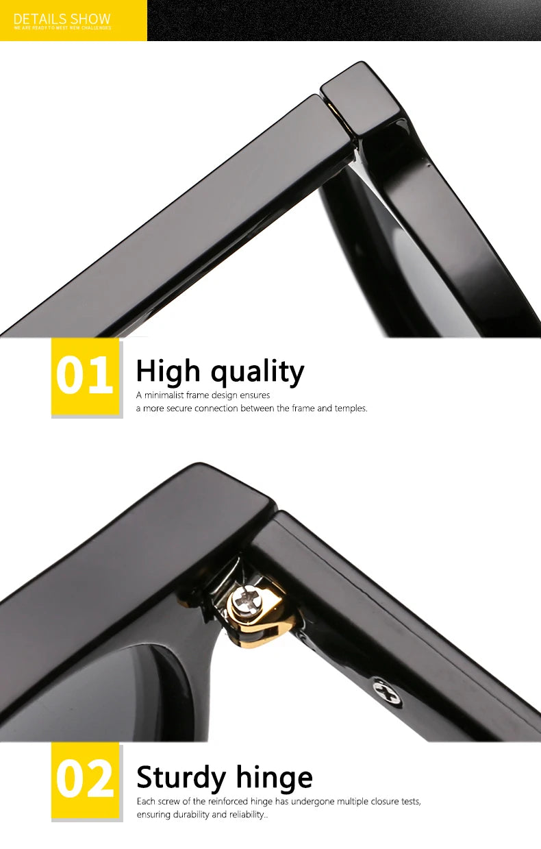 New Trendy Retro Sunglasses Texture Round Frame Sunglasses Fashion Sunglasses 3185