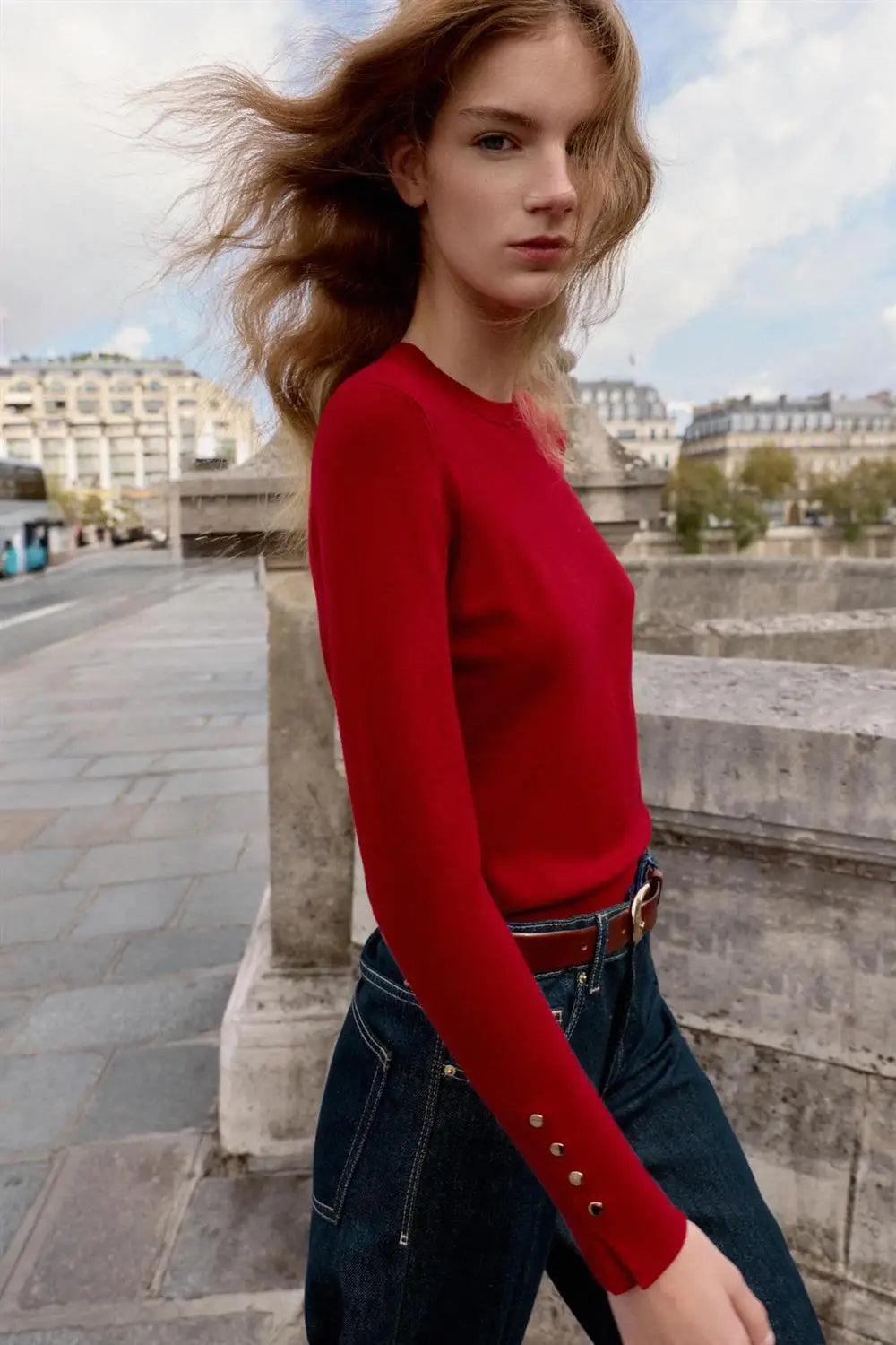 Winter New Women's Simple round Ne Long Sve Basic Flat Knitwear Top Polyester Fiber Casual Sle Faionable Girl's Clothes