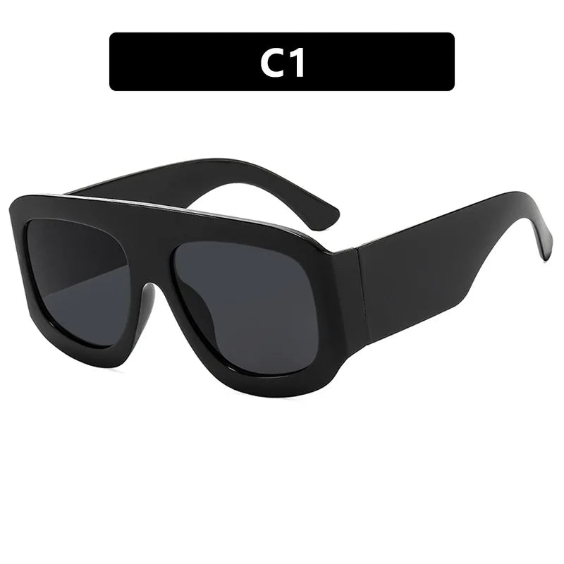 Men Women Oversized Square Sunglasses 2025 Latest Fashion Trendy INS Party Glasses Unisex Stylish Accessory Friendship Gifts