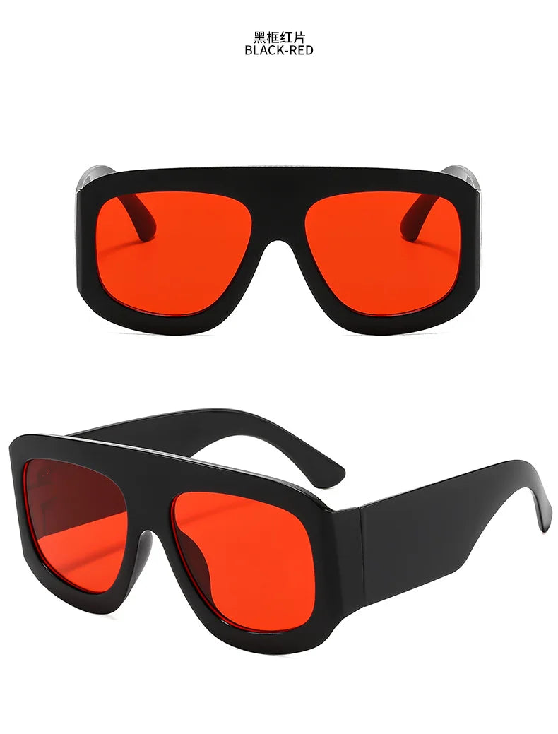 Men Women Oversized Square Sunglasses 2025 Latest Fashion Trendy INS Party Glasses Unisex Stylish Accessory Friendship Gifts