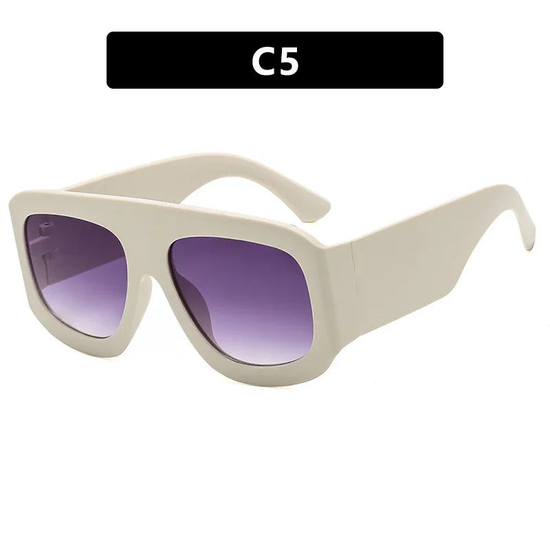 Men Women Oversized Square Sunglasses 2025 Latest Fashion Trendy INS Party Glasses Unisex Stylish Accessory Friendship Gifts