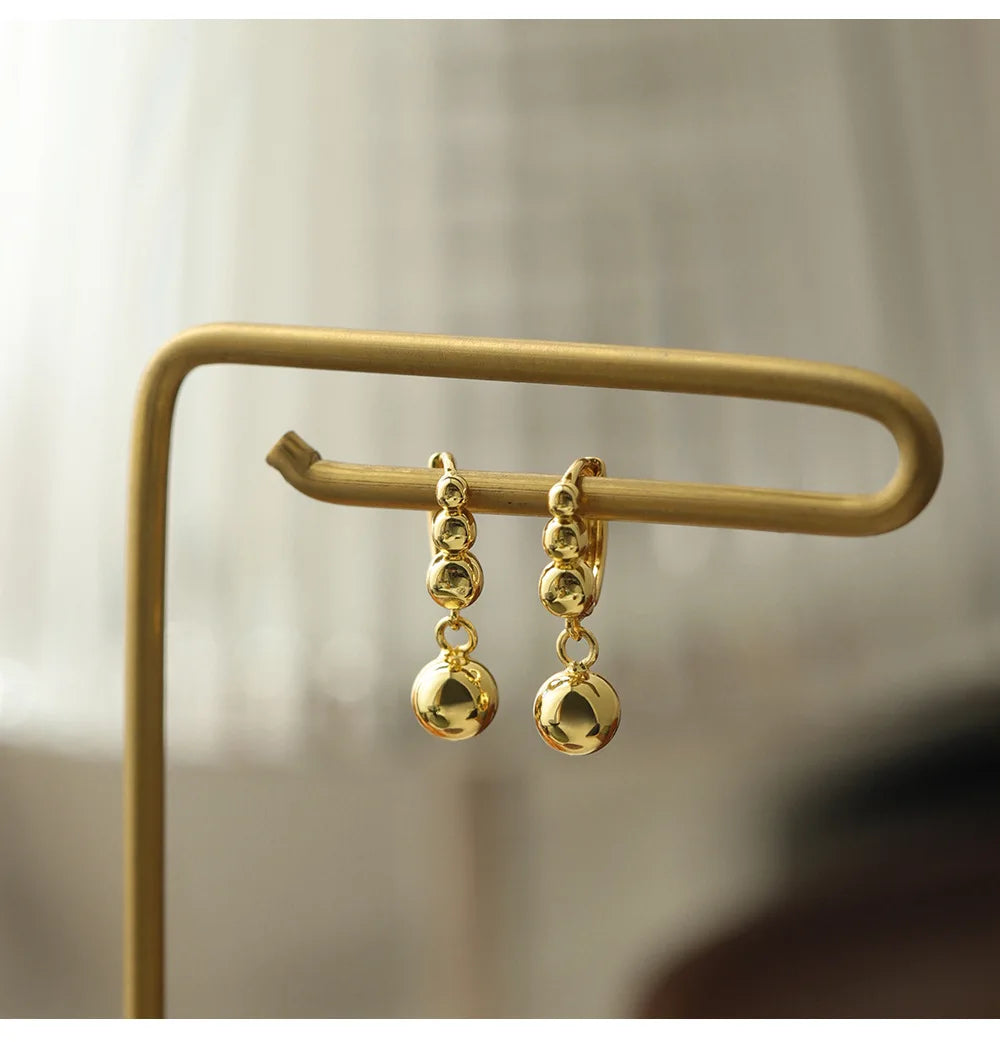 925 Sterling Silver Earrings Simple Fashionable Design New Unique Delicate Exquisite Sweet Charming Ear Ornaments for Women