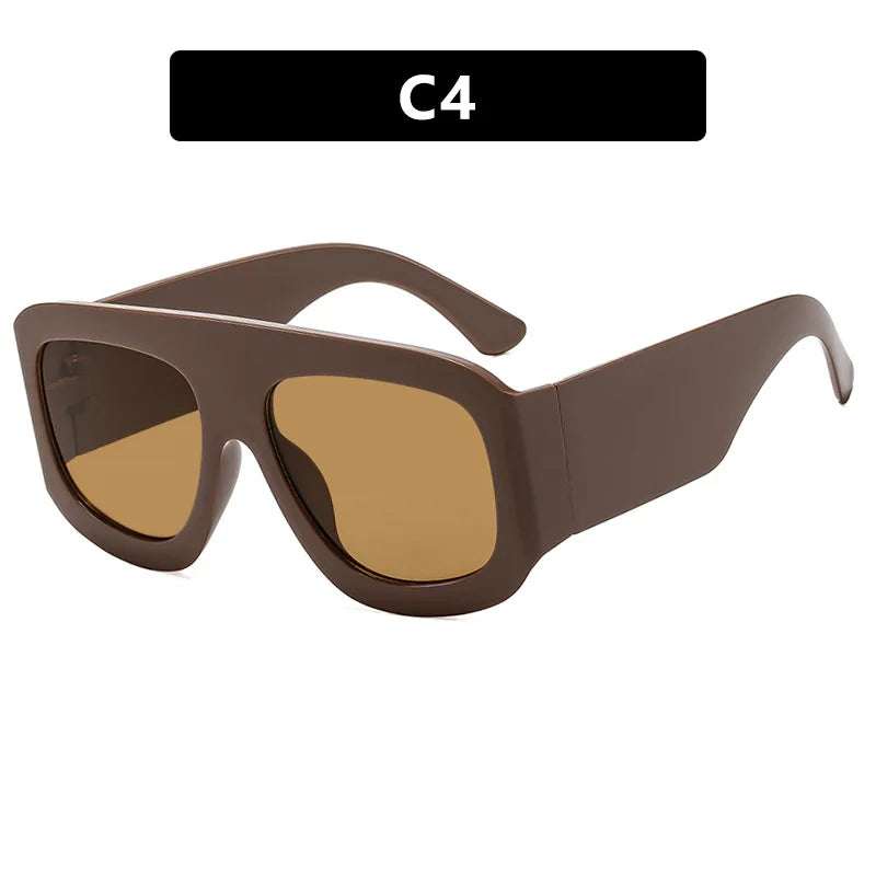 Men Women Oversized Square Sunglasses 2025 Latest Fashion Trendy INS Party Glasses Unisex Stylish Accessory Friendship Gifts