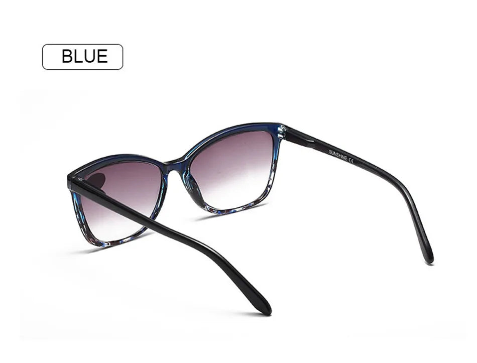 Oversized Reading Sunglasses For Women Men 2023 New Fashion Elegant Presbyopia Farsighted Eyeglasses With +1.0 1.5 2.0 2.5 3.0 4