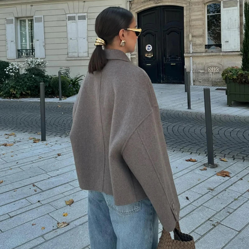 Women's Jackets Coats Autumn 2025 New Chic Loose Long-Sleeved Warm Jackets Fashion Joker Elegant Women's Street Youth Outerwear