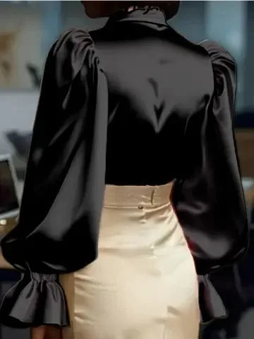 Women Blouses 2026 Spring Autumn Long Sleeve Blouse Woman Blouse Shirt Office Elegant Work Shirt Top Blusas Mujer De Moda