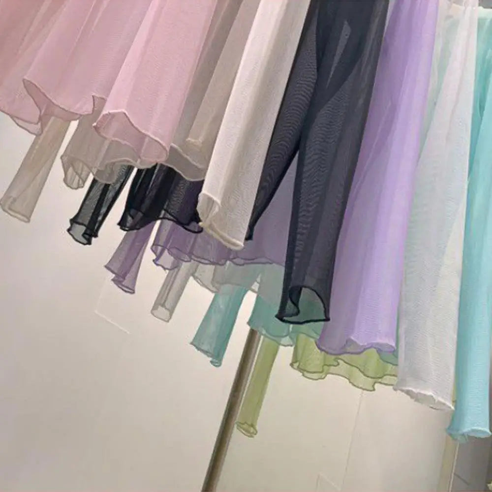 Sexy Mesh Long Sleeve T Shirt Solid Turtleneck Transparent Mesh Tops Long Sleeve Ladies T-Shirts Women Clothing Girls Basic Tops