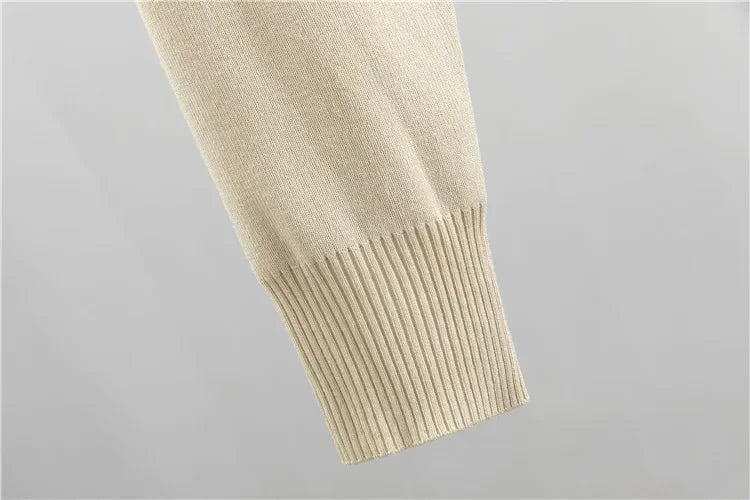 Knit Sweater 3 Piece Set Women Knitted Vest Cardigan Pencil Pants Suit Matching Sets Print Single Breasted Coat Knit Outfits