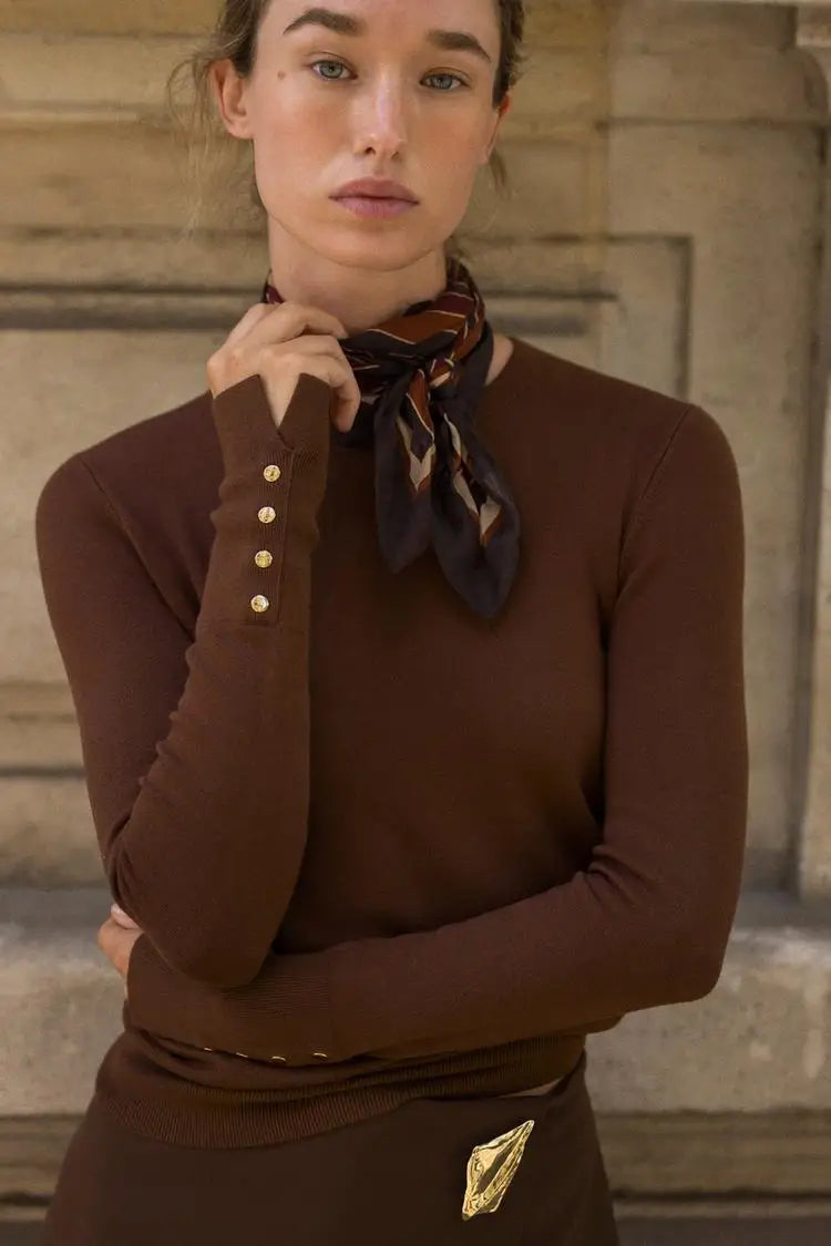 Winter New Women's Simple round Ne Long Sve Basic Flat Knitwear Top Polyester Fiber Casual Sle Faionable Girl's Clothes