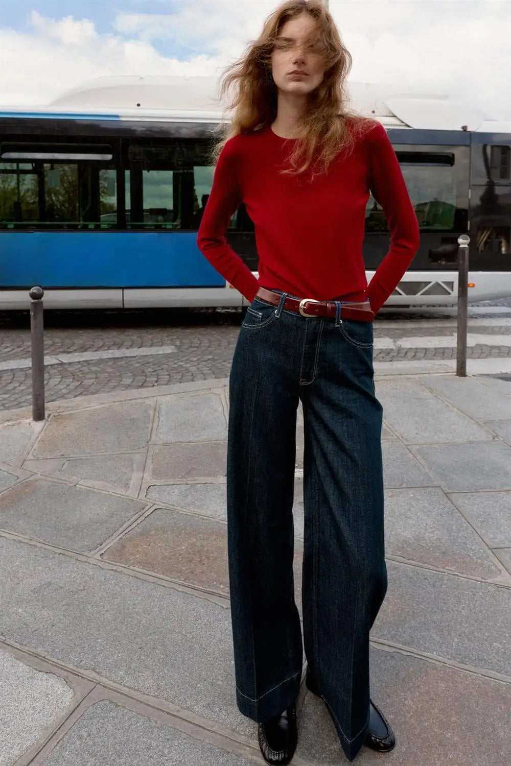 Winter New Women's Simple round Ne Long Sve Basic Flat Knitwear Top Polyester Fiber Casual Sle Faionable Girl's Clothes