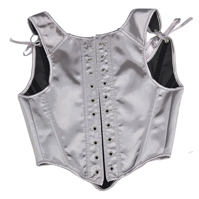 Corset Tops for Women Renaissance Boned Overbust Bustier Corset Top