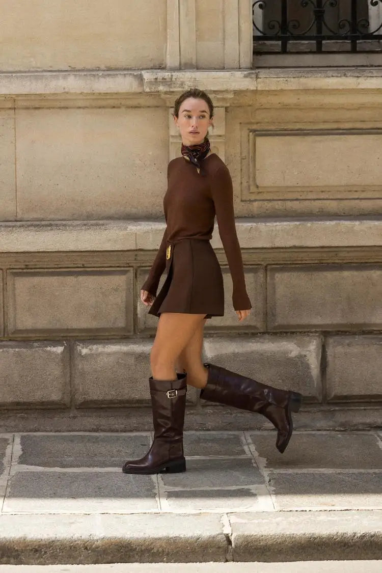 Winter New Women's Simple round Ne Long Sve Basic Flat Knitwear Top Polyester Fiber Casual Sle Faionable Girl's Clothes